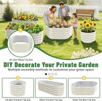 Hexagon Raised Garden Bed, 48 Inch Diagonal & 16.5 Inch Tall, Galvanized Steel - Image 4