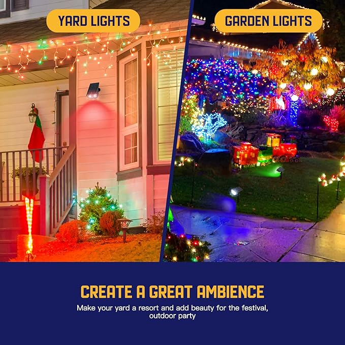 Kyosho IP67 Waterproof Color Solar Spot Lights Outdoor, Color Changing Outdoor - Image 6