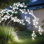 JJGoo Solar Garden Lights, New Upgraded 2 Pack Solar Swaying Starburst Light by JJGoo