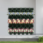 Self Watering Planters with Timer and Rain Sensor, 36-Pocket Wall Mounted - Image 4