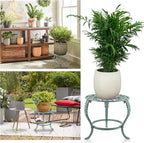 OwnMy Heavy Duty Cast Iron Plant Stand Vintage Wrought Iron Flower Pot Holder - Image 7
