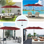 DUMOS 15FT Large Patio Umbrella - Image 8