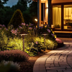 LEONLITE Update 5CCT Low Voltage Pathway Lights, LED Landscape Path Lights - Image 2