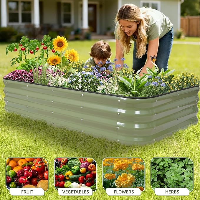 4-in-1 Modular Raised Garden Bed Kit - Image 8
