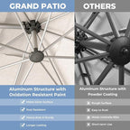 Grand patio 10x13 FT Patio Umbrella - Image 6