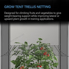 AC Infinity Grow Tent Trellis Netting 5x5', Heavy-Duty Elastic Plant Net - Image 2