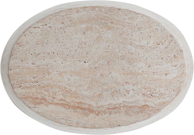 Christopher Knight Home Jayme 20.25" Indoor Outdoor Oval Accent Side Table - Image 8