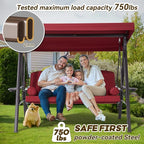 3 in 1 Outdoor Porch Swing - Image 4