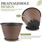 16 inch Plant Pots, Large Planters - Image 3