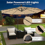 Tangkula 10ft Solar LED Patio Umbrella - Image 6