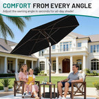 AreShark 7.5FT Patio Umbrella Table Market Umbrella - Image 5