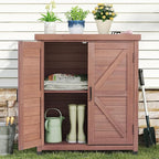 Outdoor Storage Cabinet & Potting Bench Table - Image 9