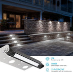 SUNVIE 7 Inch 5W LED Hardscape Lighting 5000K Daylight Retaining Wall Lights - Image 2
