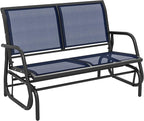Outsunny 2-Person Outdoor Glider Bench, Patio Double Swing Rocking Chair by Outsunny