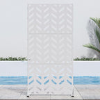 Casaphoria Metal Privacy Screen Outdoor by Casaphoria