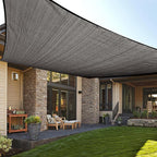LOVE STORY Custom Size 6'x9' Dark Grey Sun Shade Sail Rectangle UV Block Canopy by LOVESTORY