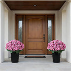 2 Pack Artificial Geranium Flowers Topitary Trees - Image 8