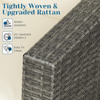 Outdoor Patio Furniture Set, Rattan Outdoor Sectional Furniture, Patio - Image 5