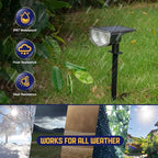 Kyosho Solar Spot Lights Outdoor, IP67 Waterproof Solar Lights - Image 2