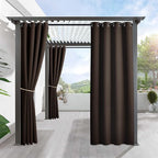 RYB HOME Indoor Outdoor Curtain by RYBHOME