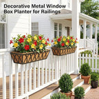HFHOME 24 inch Window Deck Rail Planter - Image 3