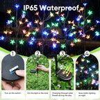 Solar Garden Lights Outdoor, Solar Lights Outdoor Decorative Waterproof - Image 2