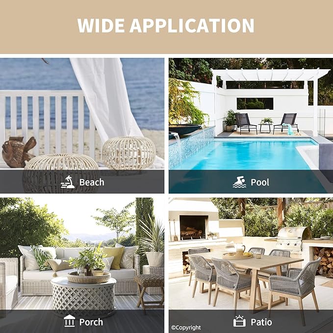 Waterproof Outdoor Curtain W84 x L120 - Image 8