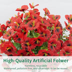 24 Bundles Artificial Pansy Flowers - Image 8