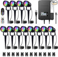 SUNVIE 12 Pack RGBW Color Changing Landscape Lights by SUNVIE
