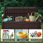 Flamaker 80 Gallon Storage Bench - Image 6