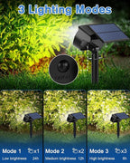 Fabrito Large Solar Spot Lights Outdoor 2 Pack, 1000 Lumens High Brightness - Image 5