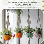 EBOOT 2 Pack 41 48 Inch Large Macrame Plant Hanger Rope to Hang Flower Pot - Image 6