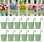 HowRU Hanging Flower Pots, Railing Planter Box by HowRU