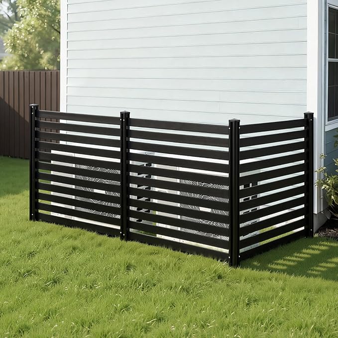 VEVOR 3 Panels Outdoor Privacy Screen, 50 x 48 in Air Conditioner Fence - Image 8