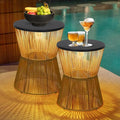 HMVPL Solar Outdoor Side Table by HMVPL