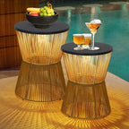 HMVPL Solar Outdoor Side Table by HMVPL