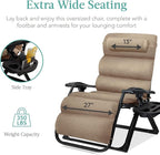 Best Choice Products Oversized Zero Gravity Chair, Folding Outdoor Patio - Image 6