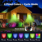 nipify 4 Pack Solar Spot Lights Outdoor Waterproof, Solar Spotlight Light - Image 3