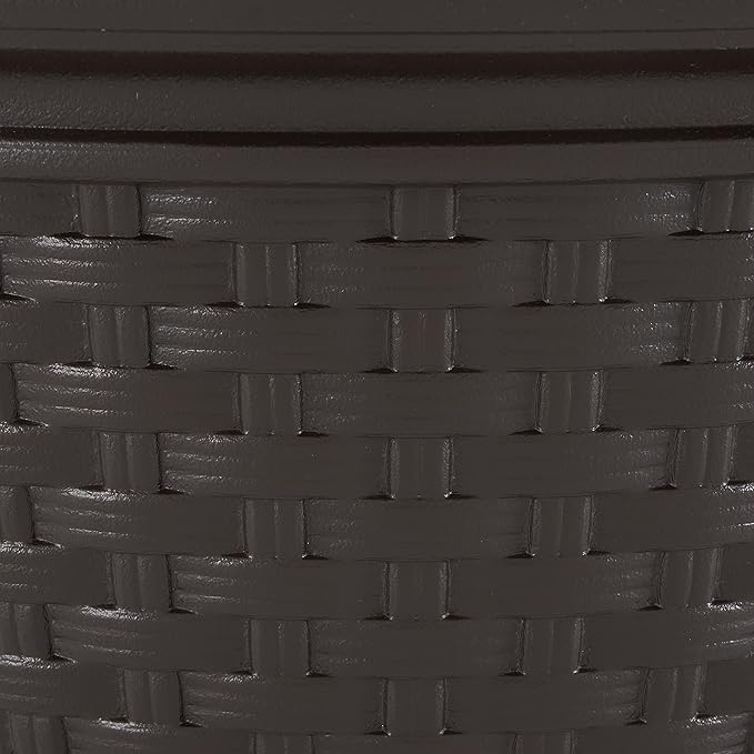 Suncast 6 Pack Decorative Wicker Garden Hose Holder Pot - Image 7