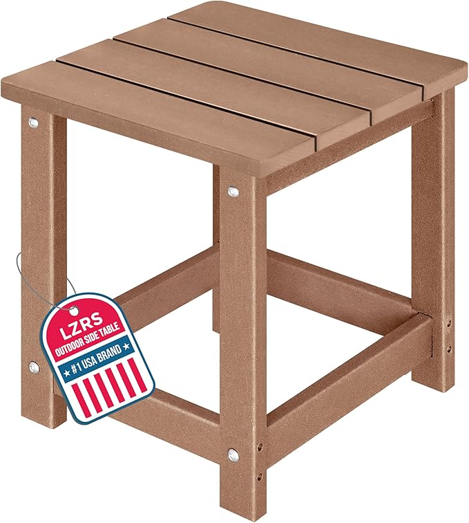 LZRS Adirondack Square Outdoor Side Table by LZRSPET