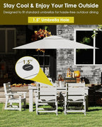 GREENVINES 5-Piece Outdoor Dining Set | HDPE | Patio Table and Chairs Sets - Image 5