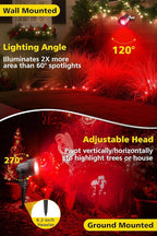 T-SUN Red Spotlight Outdoor, Waterproof LED Landscape Lighting - Image 6