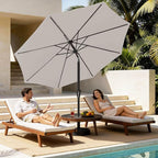 MEWAY 9ft Patio Umbrella Outdoor Table Umbrellas - Image 3