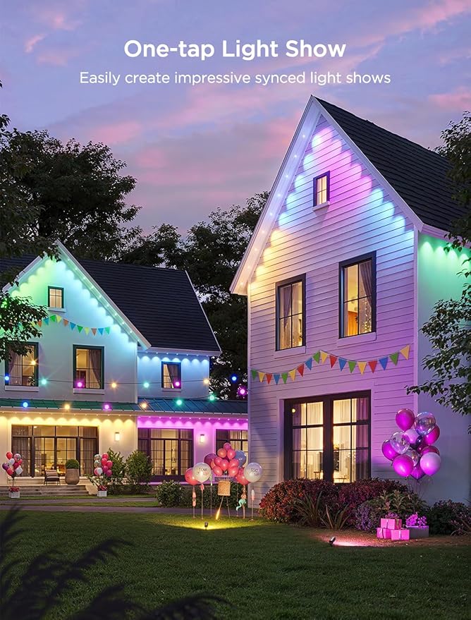 Govee Permanent Outdoor Lights 2, 150ft RGBIC Outdoor Lights - Image 5