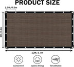 Sun Shade Cloth with Grommets, 90% UV Protection Shade Fabric, Pergola Shade - Image 2