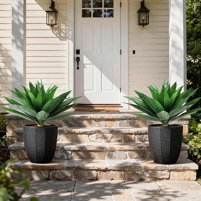 Ivydale Outdoor Faux Plants, Large Fake Plants Realistic Greenery UV Resistant - Image 3