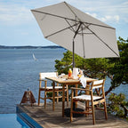 JEAREY 7.5FT Patio Umbrella Market Table Umbrella - Image 4