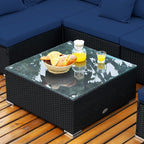 Tangkula 7-Piece Patio Furniture Set, Outdoor Sectional Wicker Sofa - Image 5