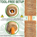 Soupiar 4 Pack 22 Inch Stackable Moss Pole - Image 3