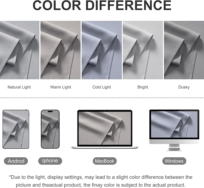 RYB HOME Outdoor Curtains for Patio - Image 8